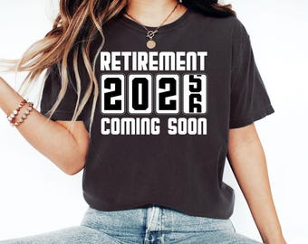 Maglietta Comfort Colors® Retirement 2026 Coming Soon, maglietta conto alla rovescia per la pensione, maglietta per collega in pensione, maglietta per la pensione, regalo per nonno e nonna