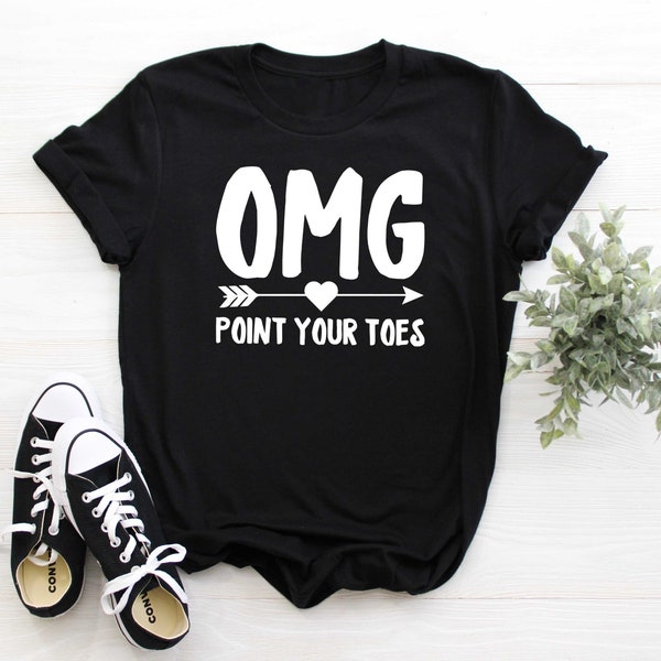 Omg Point Your Toes Etsy