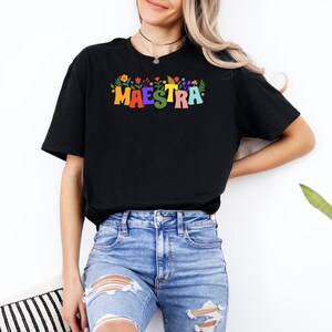 Maestra Shirt, Back To School Tshirt, Spanish Teacher Gift, Student Tee, Teacher Appreciation Gift, Teacher Life Shirt, First Day of School