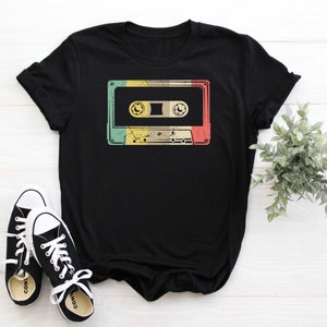 Retro Cassette Tape Costume Funny Vintage 80s 90s T-Shirt