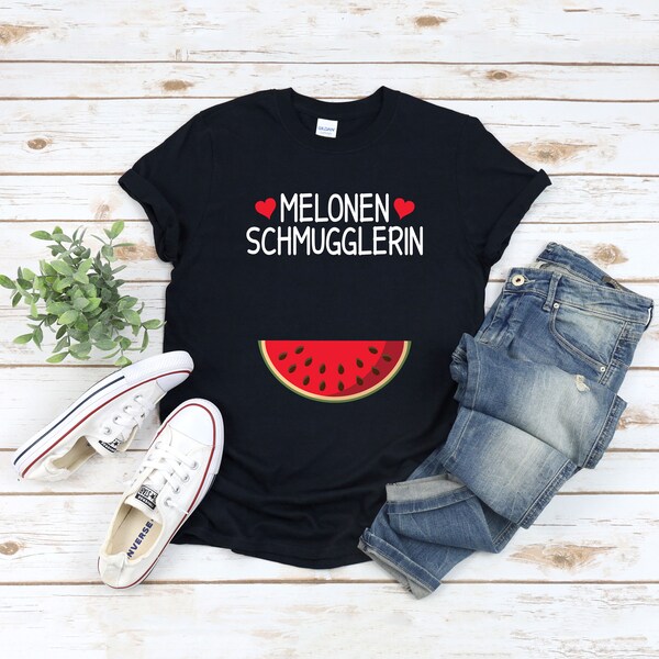 Melonen Schmugglerin Frucht Schwanger Schwangerschaft T-Shirt, Tank Top, Sweatshirt, Hoodie