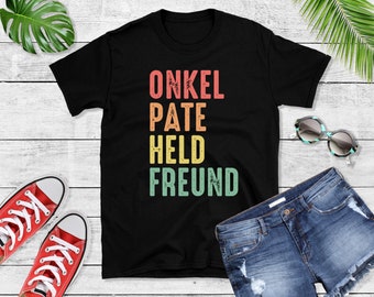 Onkel Pate Held Freund Lustiges Vatertags Patenonkels Shirt