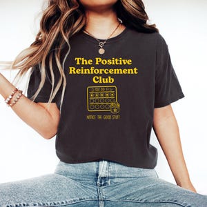 Shirt van de Positive Reinforcement Club, BCBA Comfort Colors shirt, T-shirt voor gedragsanalisten, T-shirt voor gedragsspecialisten, ABA-therapie shirt, RBT shirt