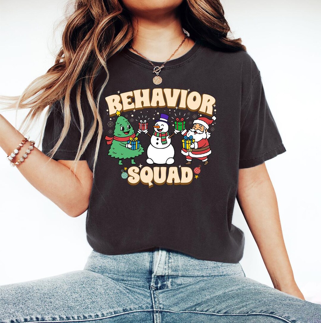 Behavior Squad Shirt, SPED Teacher Gift, Behavior Technician Tee, ABA ...