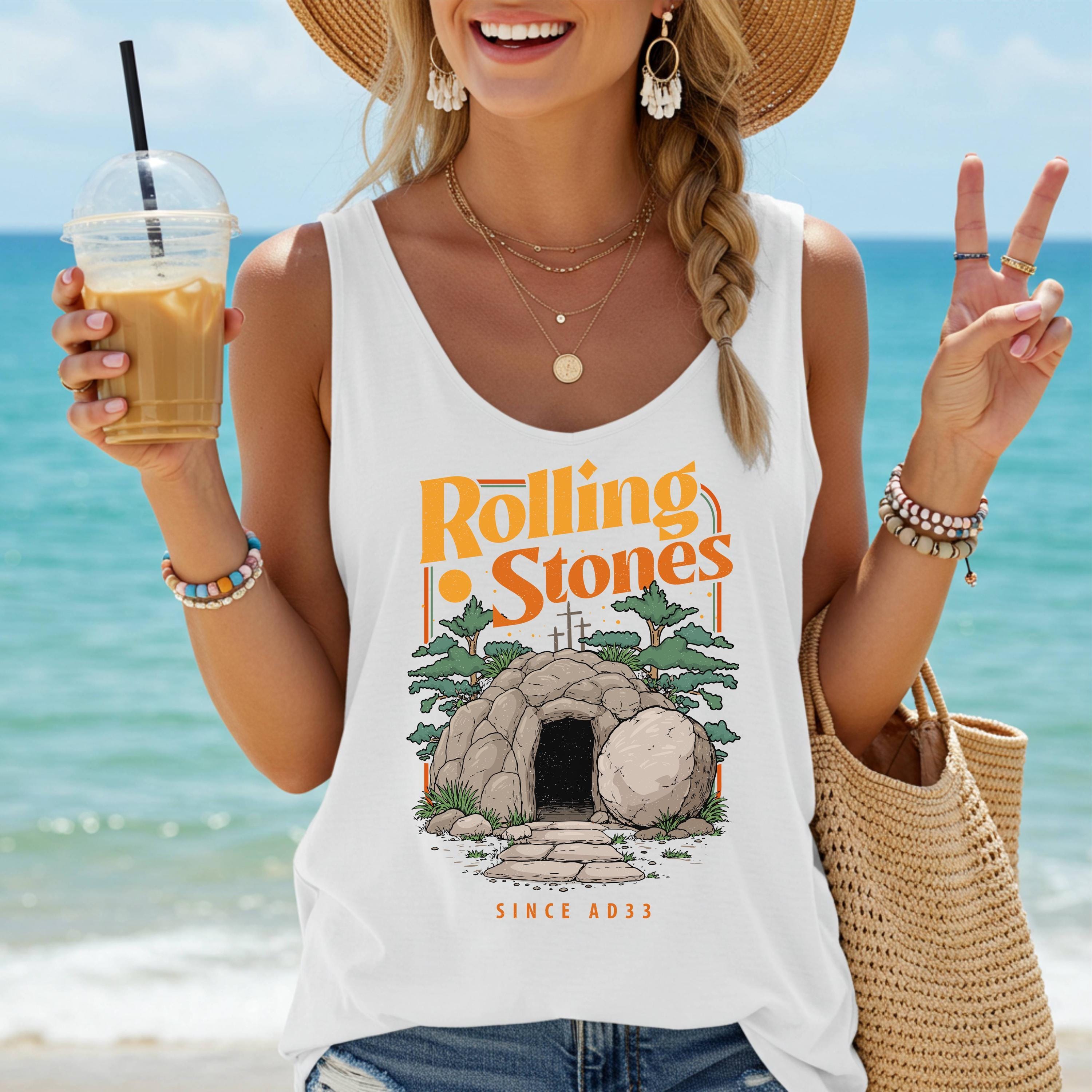 Rolling Stone Tank Top - Etsy