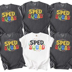 Sped Squad Christmas Shirts, Christmas Sped Shirt, Sped Teacher Christmas Shirt, Sped Team Shirt, Matching Sped Teacher, Para Christmas Gift