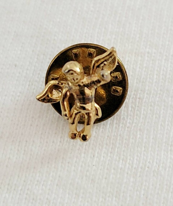 Cherub Angel Vintage Lapel Pin. Antique Estate Jewelr… - Gem