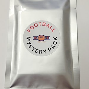 Football Card Vintage Mystery Pack: 50 Cards From 80s 90s and  Some Modern - Bonus Mystery card Per Pack. Free unopened pack football cards