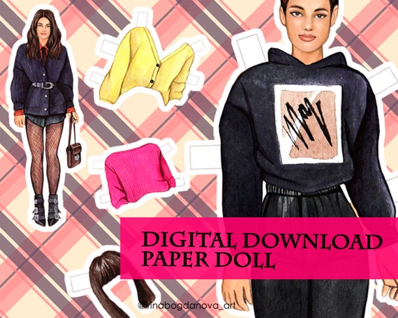 digital paper dolls