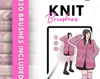 120 Knit Brush For Procreate