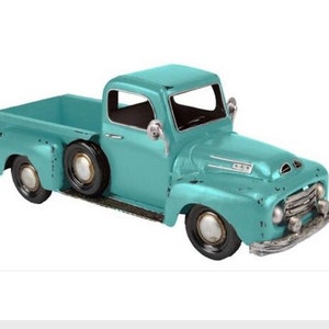 Turquoise Farm Truck Metal Country Truck (Truck Only)