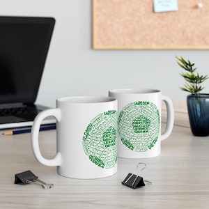 Celtic Football Legends Mug: Unique Ceramic Coffee Cup for Fans