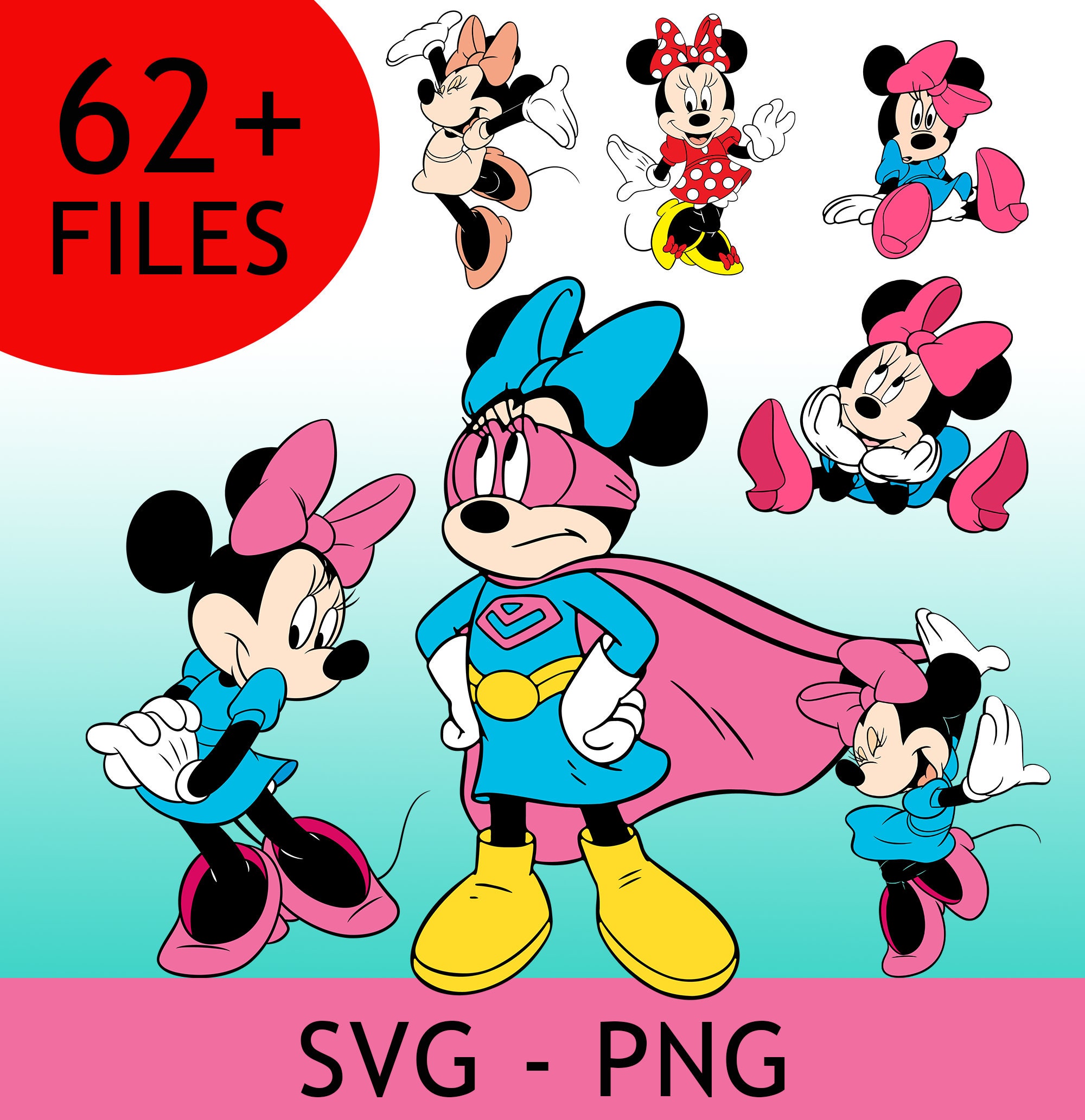 MINNIE MAUS Clipart Minnie Maus svg Minnie Maus png Minnie | Etsy