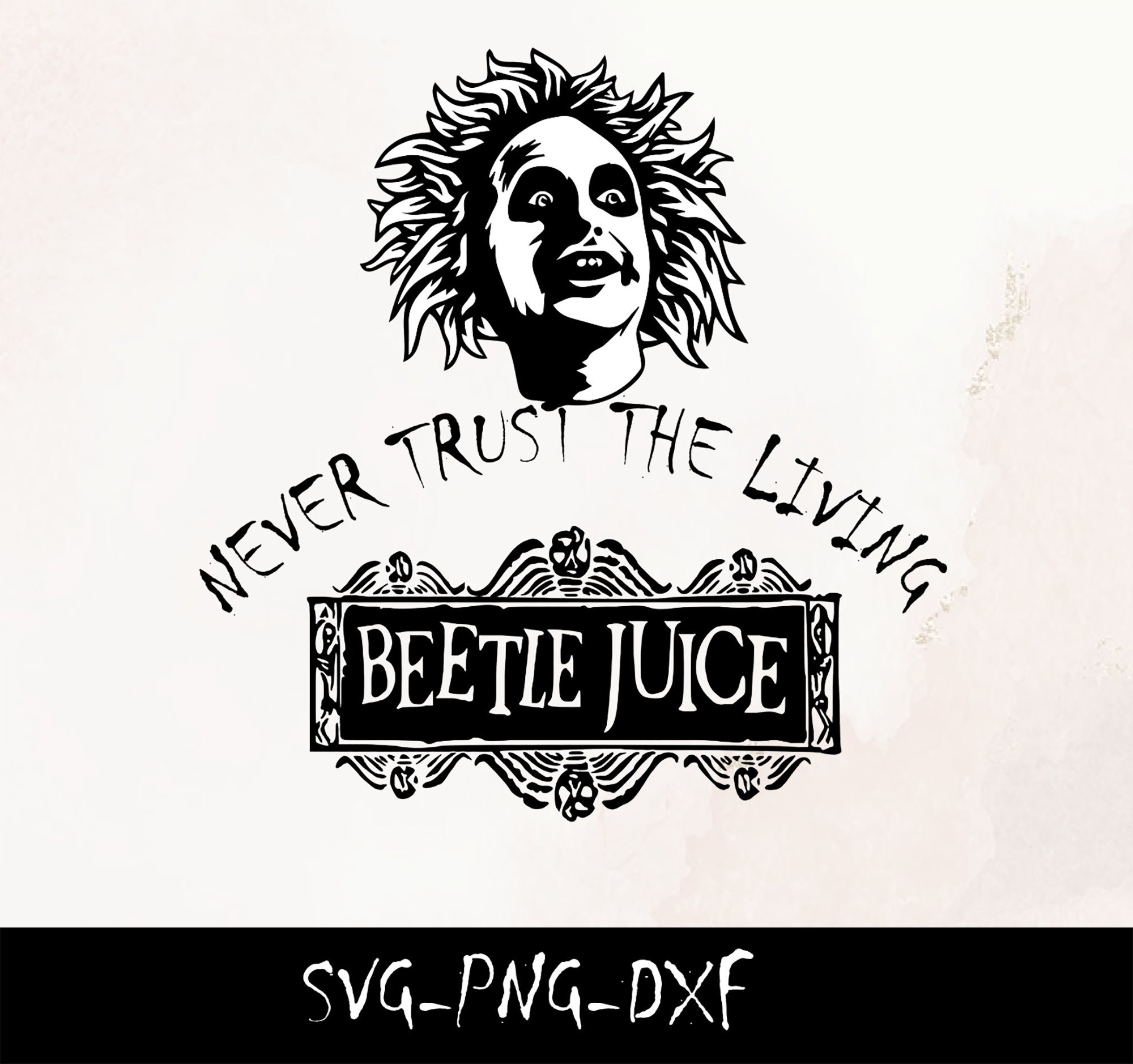 Beetlejuice Starbucks SVG