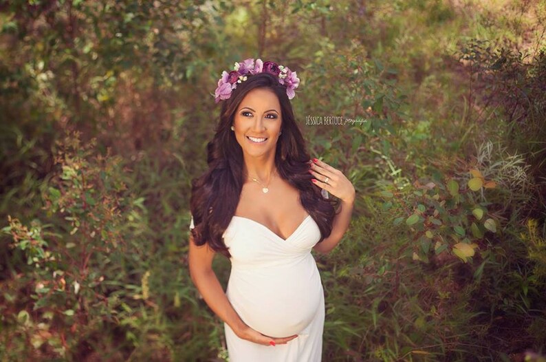 Baby shower dress maternity dress for photoshoot,romantic maternity dress Maternity dress