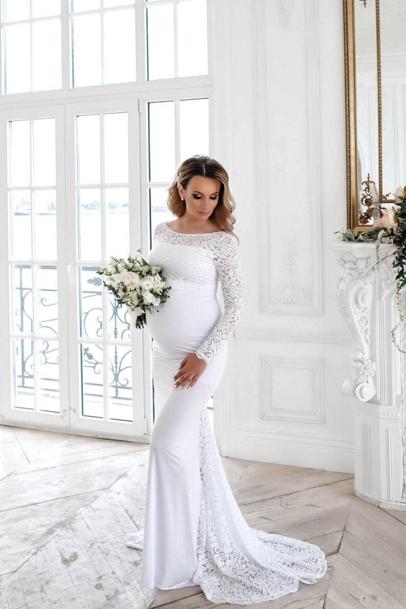 Dress Baby Shower For Photoshoot Romantic