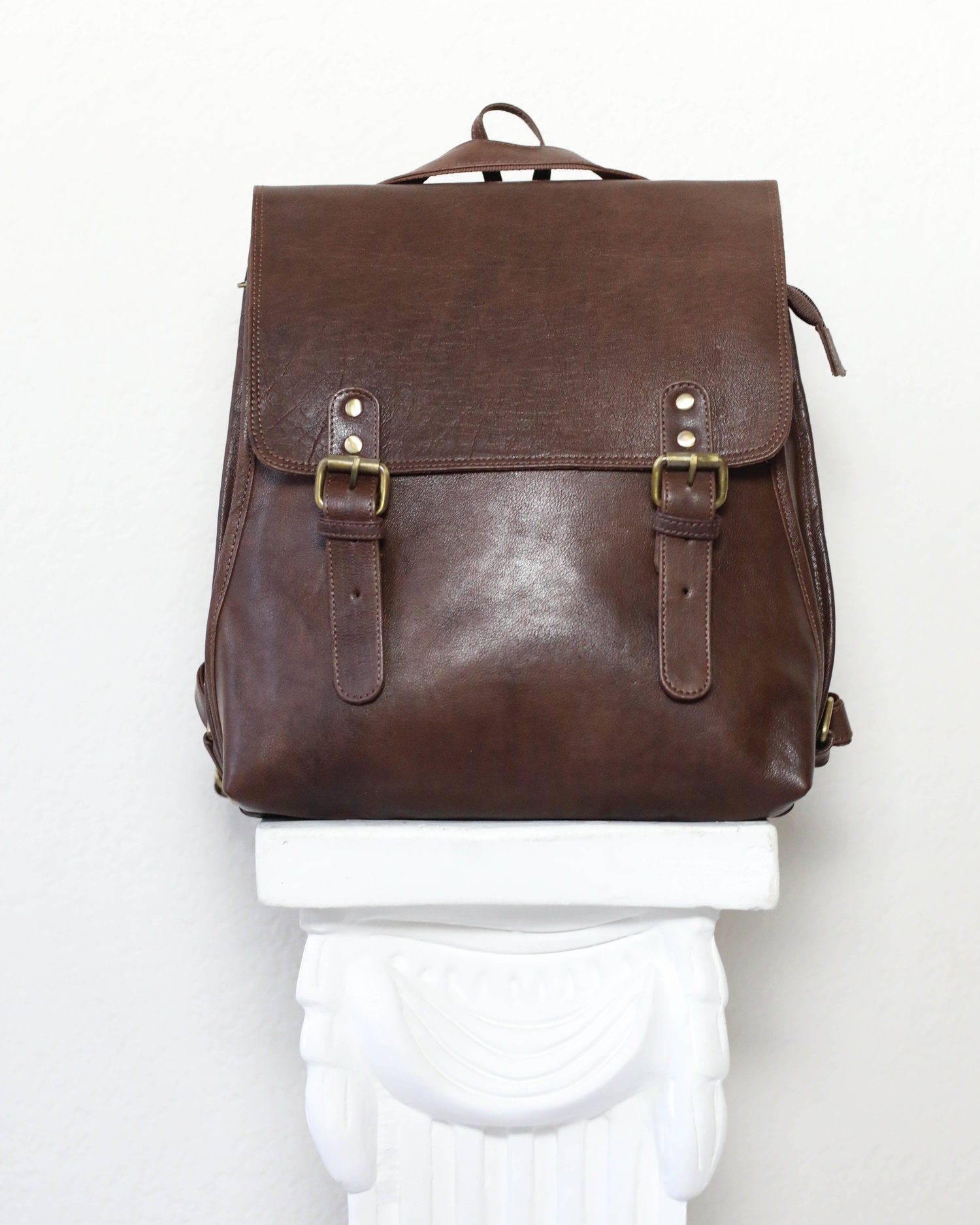 L' Amour Leather Backpack - Etsy