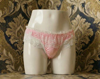 Sissy Panties for Men. Feminine Men's Panties. Femboy gay panties.