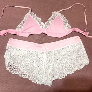 Men’s  See Through Sissy Femboy Lingerie Set / Sissy Lingerie For Men