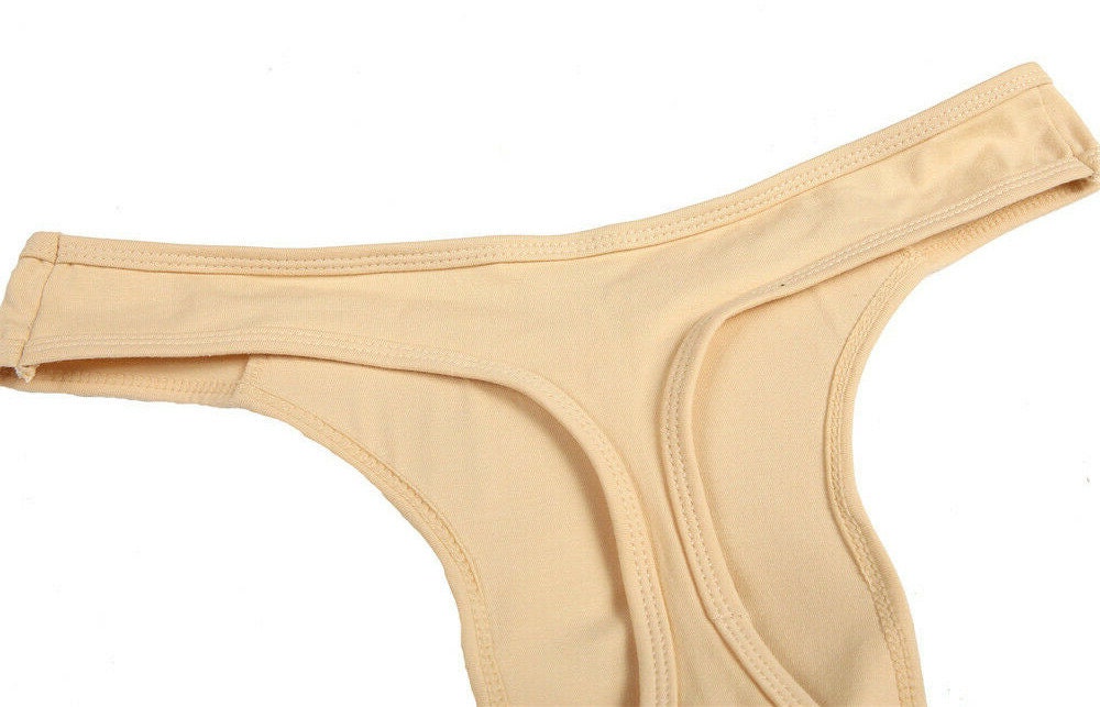 BIMEI Control Gaff T-Back Per Uomo Crossdressing - Aiuta A Nascondere I Genitali, Intimo Morbido In Cotone Spandex - 4