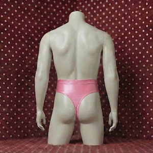 Tanga de cobertura total TUCKING Gaff brillante - Lencería unisex para mujeres y hombres trans