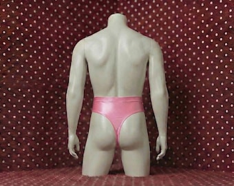 TUCKING Gaff Full Coverage Thong Gloss Shiny- Gender Neutral Lingerie Trans Women Men