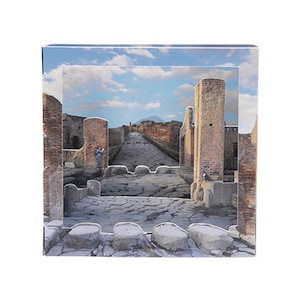 Via Stabiana, Pompeji - Wonderkam, unglaubliche Postkarten - Popup - Dreidimensional - Gadget - Diorama - Entworfen von Federico Riva