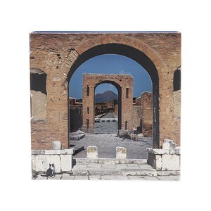 Ehrenbogen, Pompeji – Wonderkam, unglaubliche Postkarten – Popup – dreidimensional – Gadget – Diorama – entworfen von Federico Riva