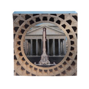 Pantheon, Roma - Wonderkam, unglaubliche Postkarten - Popup - Tridimensionale - Gadget - Diorama - Designed by Federico Riva