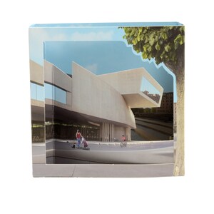 MAXXI, Zaha Hadid - Roma - Wonderkam, cartes postales incroyables - Popup - Tridimensionale - Gadget - Diorama - Design de Federico Riva