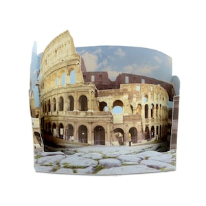 Colosseo, Roma - Wonderkam, ongelooflijke ansichtkaarten - Pop-up - Tridimensionale - Gadget - Diorama - Ontworpen door Federico Riva