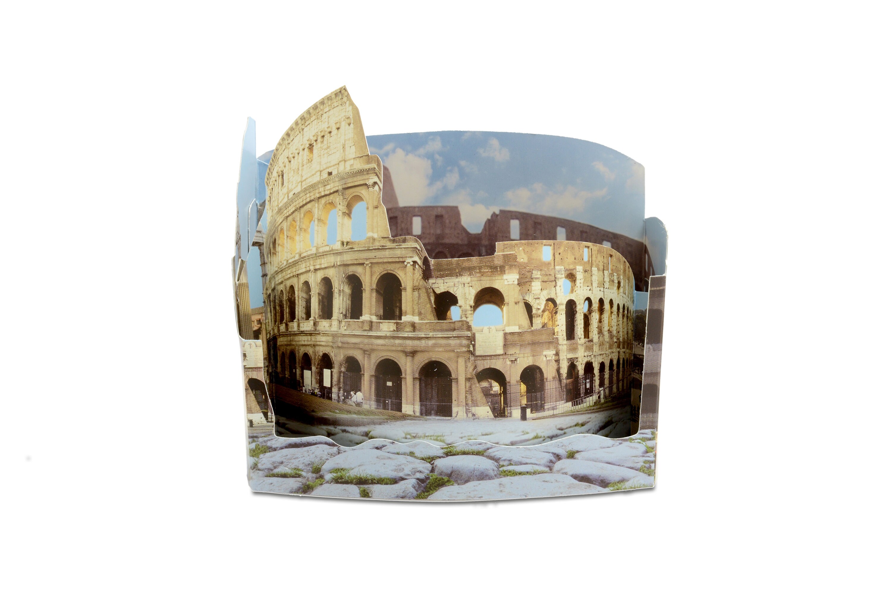 Colosseo, Roma - Wonderkam, incredible postcards - Popup - Tridimensionale - Gadget - Diorama - Designed by Federico Riva