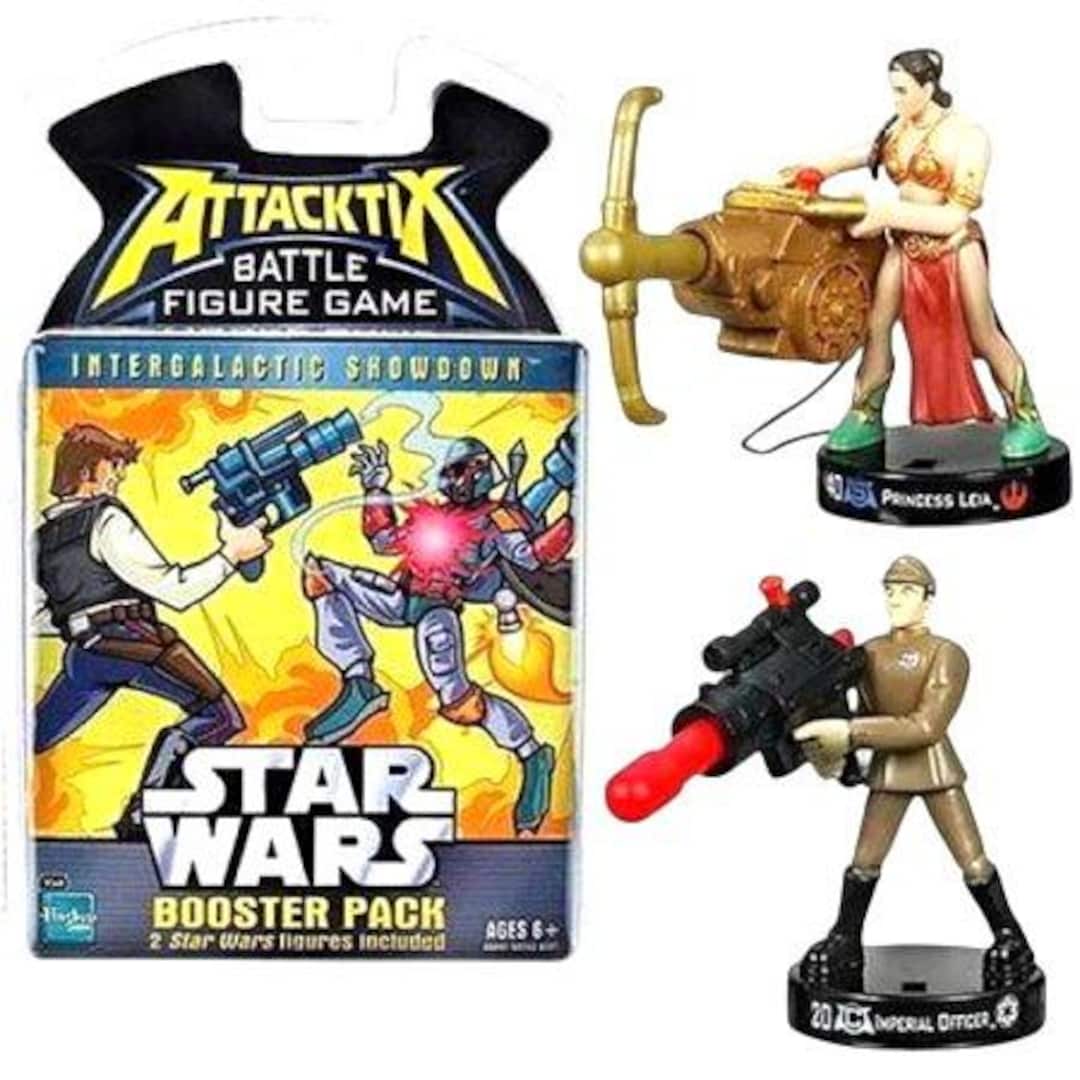 Vintage 2006 Hasbro STAR WARS Attacktix Battle Figures Booster Pack 2 ...