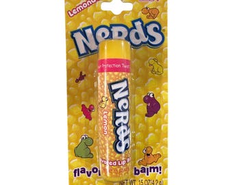 Lotta Luv NERDS Candy LEMONADE Flavored Lip Balm Rare Discontinued Collectible