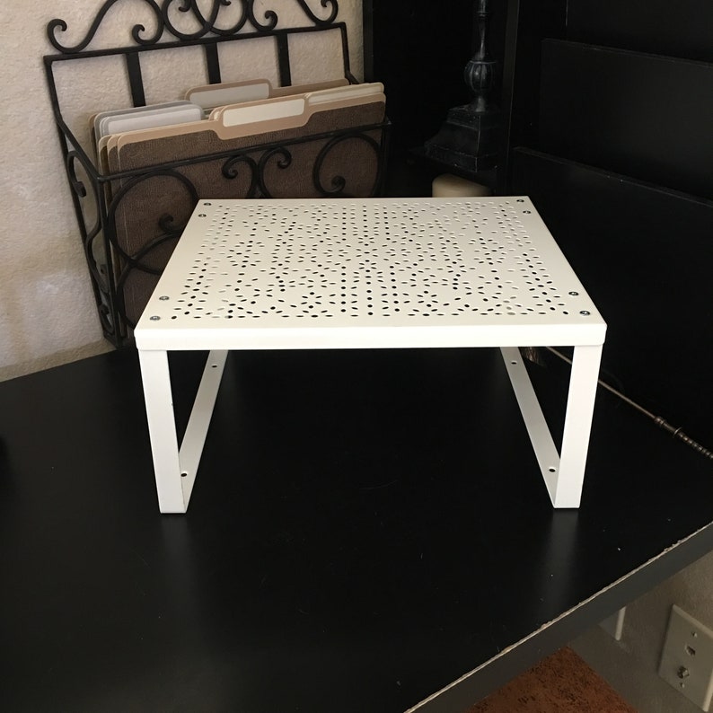 Ikea 12 5 X 11 X 6 Metal Shelf Insert White Variera Cutout Etsy