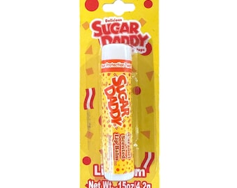 Vintage 2007 Lotta Luv Sugar Daddy Caramel Candy Scented Lip Balm Collectible