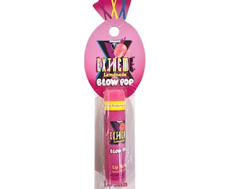 Lotta Luv Charms Blow Pop Candy EXTREME LEMONADE Flavored Lip Balm Collectible