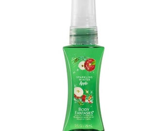 Body Fantasies Sparkling Winter Apple Körperspray 1 Unze Mini Auslaufartikel/Reisegröße Urlaub