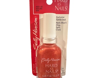 Sally Hansen spijkerharde lak 4501-33 SIZZLING SUN Oranje-kopervorst ZELDZAAM!