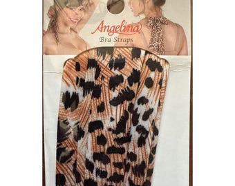 Angelina Fabric Bra Straps Transform Bras & Halter Tops Leopard Brown+Black