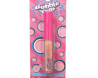 Lotta Luv Bubble Yum Gum Flavored Liquid Lipgloss Wand Light Shimmer RARE @ 2013