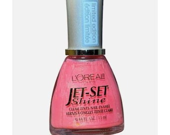 Esmalte de uñas Loreal Jet-Set Shine Edición Limitada Top 10 Tono 997 0.44 oz Tono raro descontinuado NO AMARILLEA