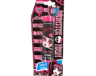Vintg 2012 Lotta Luv Monster High Fangtastic Lip Balm Bitten Berry Draculaura 1b