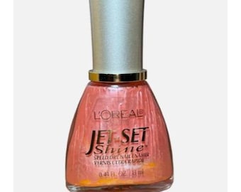 Smalto per unghie Loreal Jet Set Shine Wildfire 420 Perle 0,44 Fl Oz Raro Fuori Produzione NON INGIALLISCE