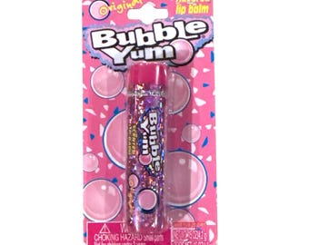 Vintage 2010 Lotta Luv Hersheys Bubble Yum Original duftender Lippenbalsam selten! 1bb
