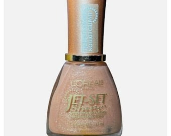 Smalto per unghie Loreal Jet Set Shine, colore bronzo caramello, edizione limitata 852, 11 ml (0,39 fl oz), fuori produzione.