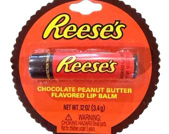 Vintage Lotta Luv Hershey’s Reeses Chocolate Candy Peanut Butter Flavored Lip Balm Rare