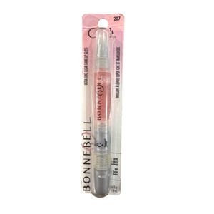 May include: A Bonne Bell lip gloss in a clear plastic tube, packaged on a pink and white card. The gloss is a light pink color. The packaging includes the text "ULTRA CHIC, CLEAR-SHINE LIP GLOSS" and "BRILLANT À LÈVRES SUPER CHIC ET TRANSLUCIDE".