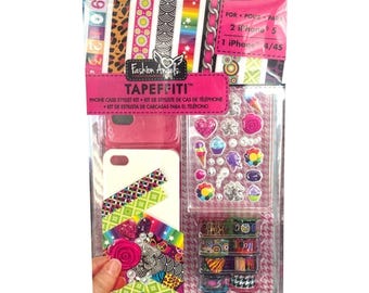 iPhone 5/4/4S Fashion Angels Tapefitti Phone Case Craft Kit +Tapes & Accessories