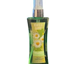 Body Fantasies (1) Bottle Fragrance Body Spray/Mist Hearts & Daisies 3.2 fl oz